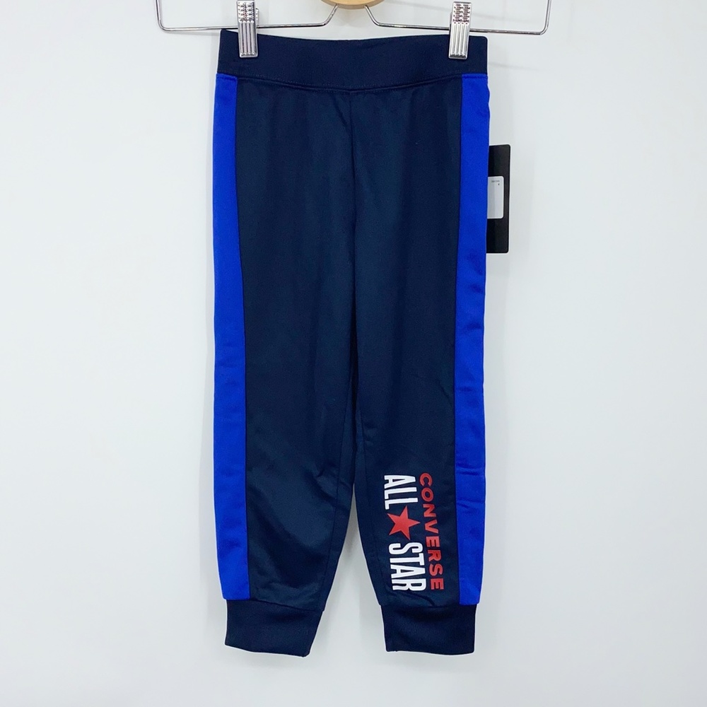 sz 6 Converse Jogger Set Blue All Star 2 Piece NEW w/ Tags Boys Youth - Picture 2 of 13